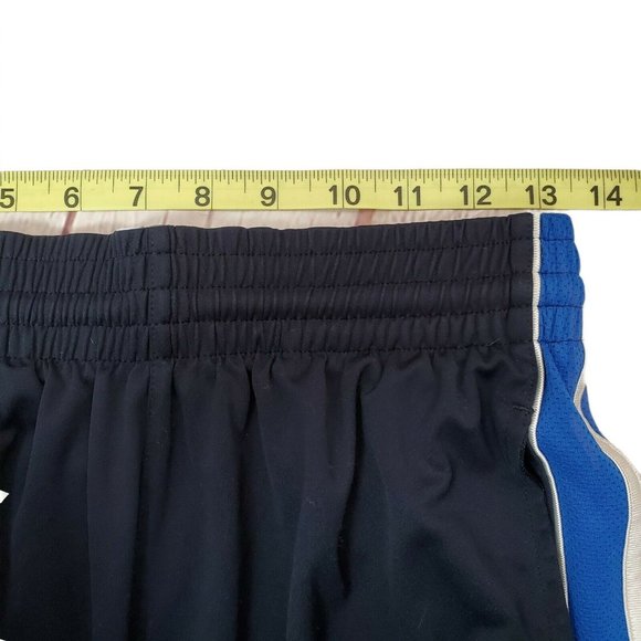 Adidas Mens Navy Blue White 3 Stripe Size Small Basketball Shorts 10" Inseam - Picture 11 of 12